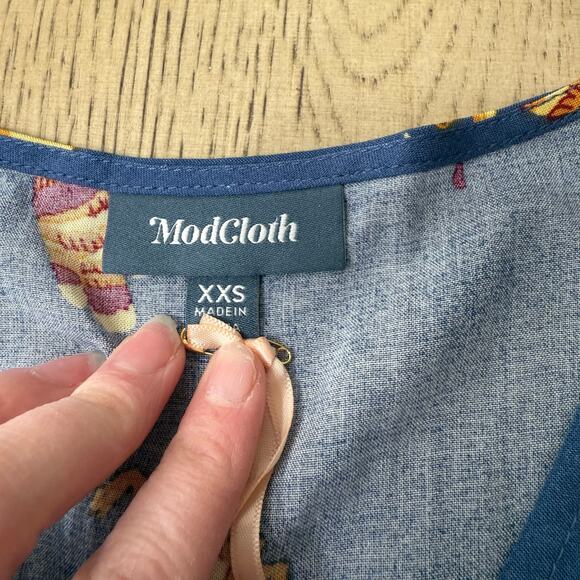 ModCloth Piñata Print Quick Remix Sleeveless Tunic XXS - Picture 2 of 10